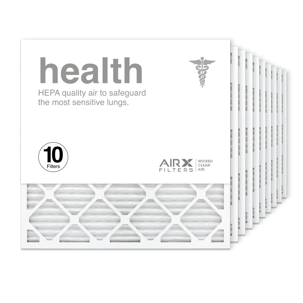 Made in the USA AIRx Filters 25x25x1 Air Filter MERV 13 Pleated HVAC AC Furnace Air Filter Health 6-Pack 