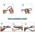 thumbnail image 5 of 2m-5m Gym Cable Wire Rope Heavy Duty Steel Replacement Parts For Home Gym Fitness Cable Pulley Accessories Dia 5mm, 5 of 5