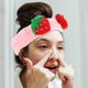 thumbnail image 2 of 2 Pcs Headbands Women Athletic Makeup Headwrap Strawberry Makeup Headband Shower Headbands Cosmetic Headband, 2 of 4