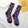 thumbnail image 4 of Uemuo mushroom Skull star Printed Kids Boys Socks Seamless Crew Socks Crazy Funny Athletic Sport Socks for Children, 4 of 6