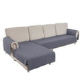 thumbnail image 2 of JIAN YA NA Sectional Couch Covers Waterproof L Shape Sofa Cover 2-Piece Reversible Couch Slipcover with Chaise Lounge Cover Furniture Protector Sofa Slipcovers for Pets Dog Cat (Small, Gray), 2 of 9