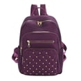 thumbnail image 2 of Womens Backpack Oxford Backpack for Women Fashion Large Capacity Casual Travel Daypack Purple One Size, 2 of 9