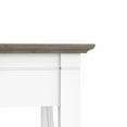 thumbnail image 3 of Kush Key West Engineered Wood L-Shaped Desk and Chair Set in White/Gray, 3 of 7
