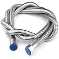 thumbnail image 1 of Manguera de ducha 2M Universal Flexible Cromada y Acero Inoxidable Manguera de ducha Anti-Explosión Anti-Torsión y Anticorrosión, 1 of 5