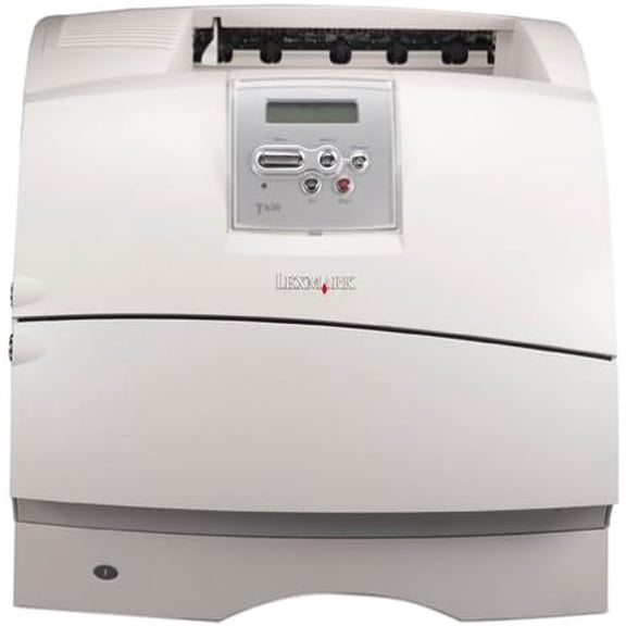 Restored Lexmark T630n Monochrome Laser Printer  Network Ready, 50 ppm, 1200  1200 dpi, High-Performance Workgroup Printer, P/N: 10G0200 (Refurbished)