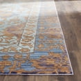 thumbnail image 3 of SAFAVIEH Valencia Jerrald Traditional Polyester Runner Rug, Blue/Gold, 2'3" x 6', 3 of 3