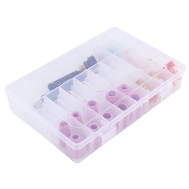 Kit de accesorios de soldadura TIG, 55 piezas Accesorio de soldadura TIG Copa de vidrio para soldadura Copa de vidrio para soldadura TIG Fiabilidad excepcional
