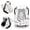 White Animals, variant on Beavtaens 3-in-1 Baby Car Seat Cover, Infant Carseat Canopy, Soft & Breathable, White
