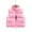 Pink, variant on CSCHome Kids Baby Boys Girls Winter Puffer Vest Coat 2-12Y Toddler Warm Puffer Down Vest Jacket Stand up Collar Down Waistcoats Outwear Down Sleeveless Outerwear Top