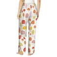 thumbnail image 3 of Haiem Cute Cartoon Mushrooms Women's Pajama Pants Ultra Lightweight Pjs Bottoms Sleepwear Bottom Pants With Pocket Drawstring-XX-Large, 3 of 9