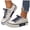 Beige, variant on Low Top Fashion Sneakers for Women Girls Platform Canvas Tennis Walking Shoes White Casual Flats