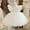 c01White, variant on USNSM (6 Months-5 Yeras) Girls Fashion Cute Bowknot Tulle Tutu Flower Girl Birthday Party Gown Long Dresses Black 1-2 Years
