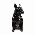 thumbnail image 3 of 10" H French Bulldog Statue in Black Home Decor Indoor Use Only, 3 of 4
