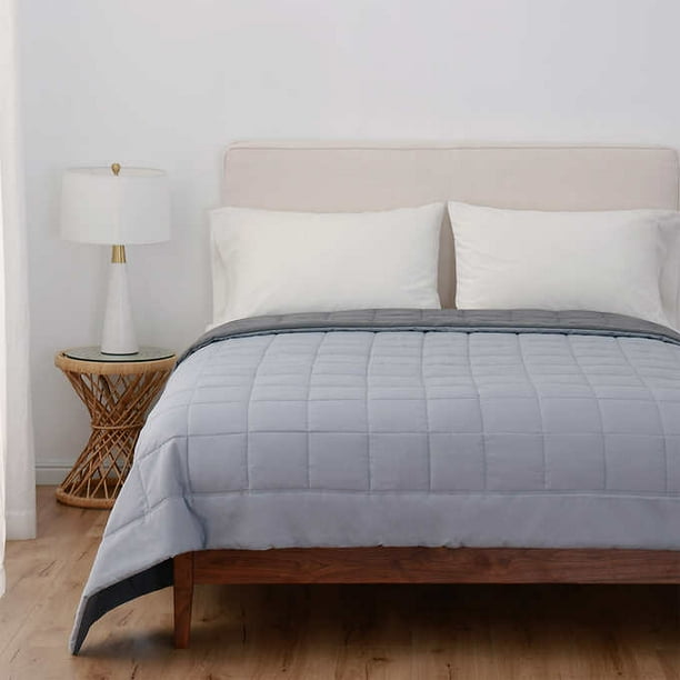 Berkshire Life Reversible Down Alternative Blanket King Gray