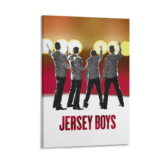 Musical Jersey Boys Poster (2) Canvas Wall Art Prints Poster Gifts Photo Picture Painting Posters Room Decor Home Decorative 16x24inch(40x60cm)
