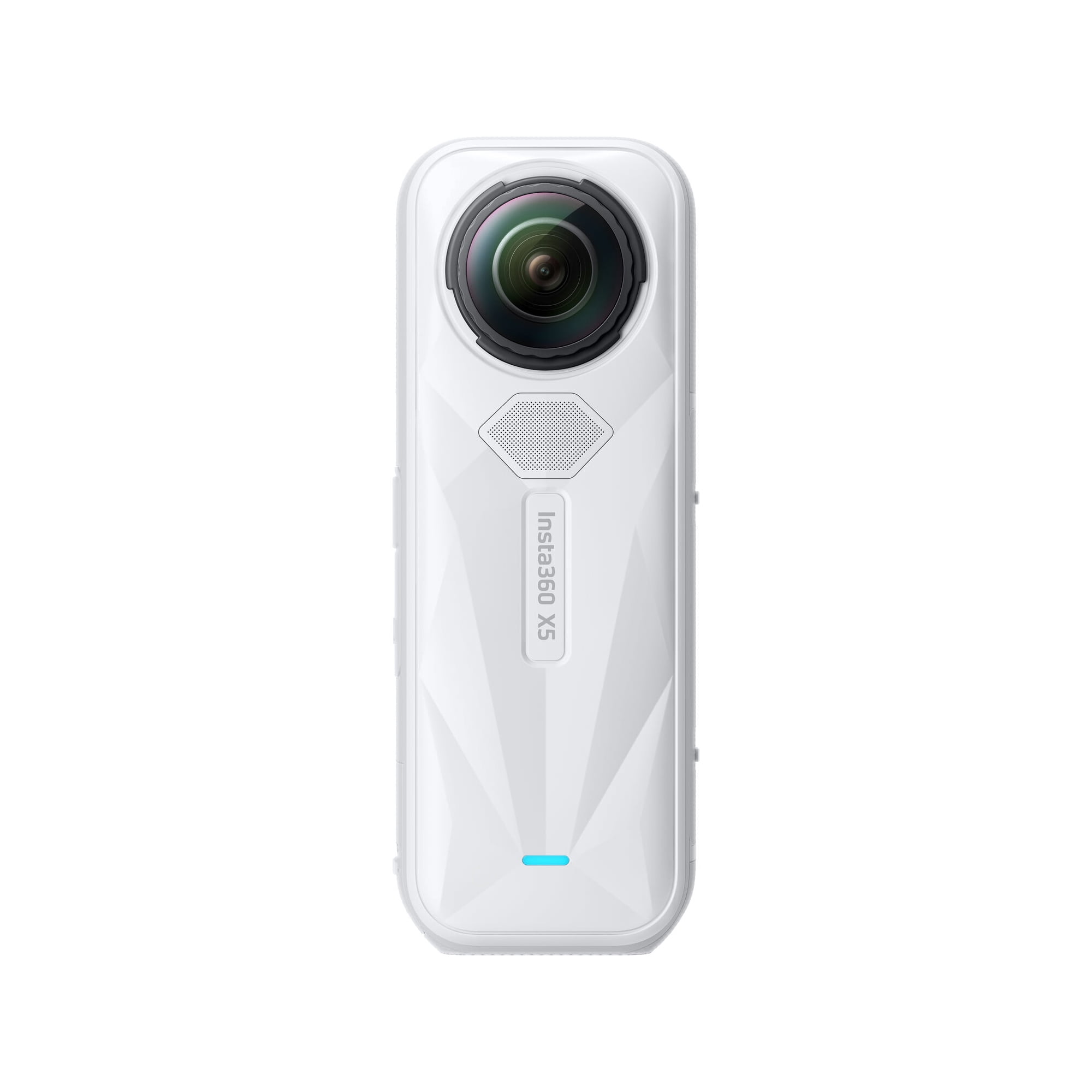 Insta360 X5 Satin White - Waterproof 8K 360° Action Camera, Leading Low Light, Invisible Selfie Stick Effect, Rugged and Replaceable Lens, 3-Hour Battery, Built-in Wind Guard, Stabilization