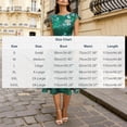thumbnail image 3 of Xaqiouau Womens Floral Midi Dress Cap Sleeve Casual Summer A Line Dress Crew Neck Fit and Flare Belted Party Wedding Guest Dress, 3 of 9