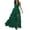 B_ Green, variant on SMihono Womens Elegant Off Shoulder Solid Color Pleated Long Skirts Sleeveless Halter Neck Boho Beach Dress with Belt Hot Pink S