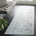 thumbnail image 2 of SAFAVIEH Arizona Carson Distressed Polyester Machine Washable Runner Rug, Beige/Charcoal, 2'6" x 6', 2 of 10