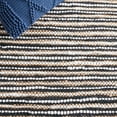 thumbnail image 6 of SAFAVIEH Vintage Leather Augustin Striped Area Rug, Black/Ivory, 8' x 10', 6 of 8