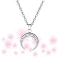 thumbnail image 3 of unbranded Collar Arc Con Colgante De Inoxidable En Para Y Uso Diario, 3 of 8