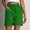 Green, variant on Shorts for Women Casual Shorts With Large Pockets Lightweight Elastic Waist For Summer Outdoor Travel Women Brown L