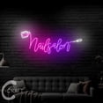thumbnail image 2 of C-CRAFT Nail Salon Neon Led Light Up 23 inch for Nail Artist Shop Open Wall Decor, 2 of 5