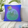 thumbnail image 5 of LNWH Decorative Pillow Covers, Toxic Liquid Square Sofa Decorative Knit Pillow Case, 26"x26", 5 of 8