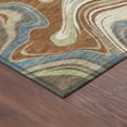 thumbnail image 3 of Addison Rugs Chantille Indoor/Outdoor Contemporary Abstract Paprika Machine Washable Runner Rug, 2'3" x 7'6", 3 of 8