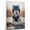 Alaskan Klee Kai, variant on Pug Cute Dog Baseball Stretched Canvas Size 8x12 – Retro Pug Dog Batter in Action With Baseball for Themed Living Room