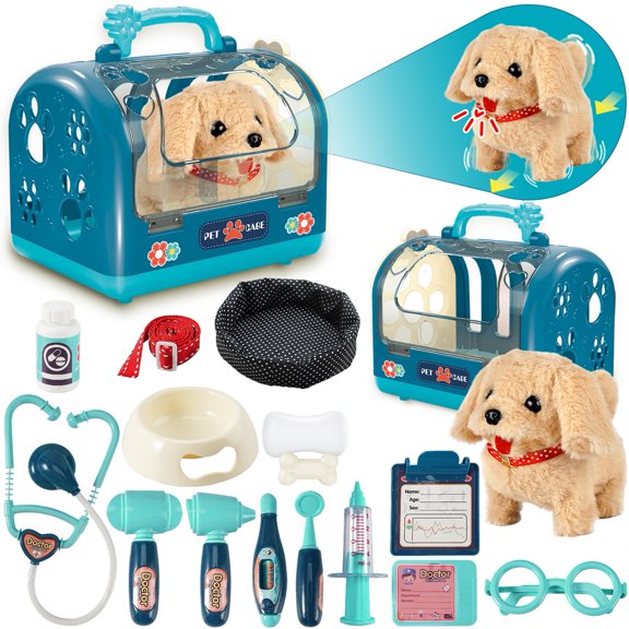Juguete interactivo para perros STAY GENT, 17 piezas, kit de cuidado de mascotas