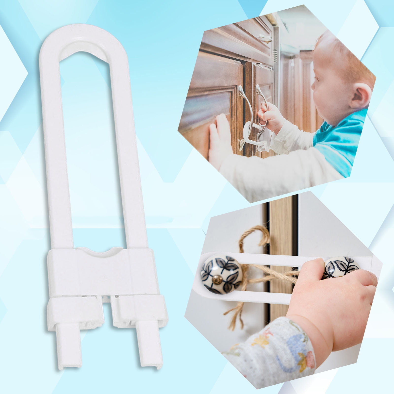 WNG Sliding Locks For Child U Shaped Baby Locks Doors