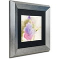 thumbnail image 2 of Trademark Fine Art "Purple Blooming" Canvas Art by Sheila Golden, Black Matte, Silver Frame, 2 of 4