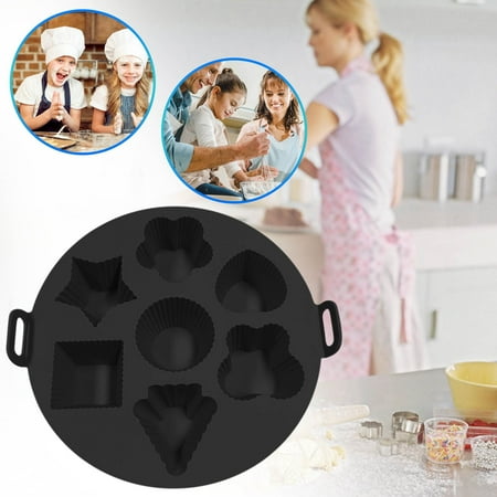 

Silicone Cake Tool Pad Circular Shaped Seven Hole Baking Tool