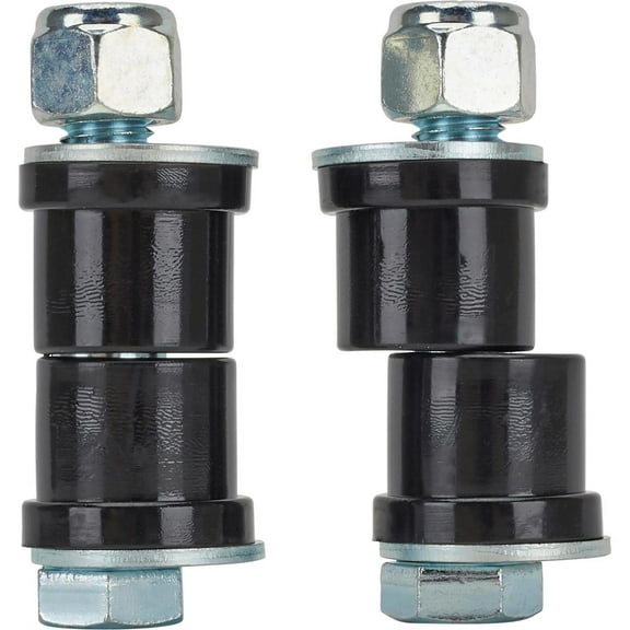 Speedway Motors T-Bird Offset Rack and Pinion Mount Bushings for Mustang II Crossmembers, Delrin Construction with Hardware, 16 Inch Mount Spacing Universal Fit