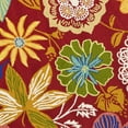 thumbnail image 3 of Country & Floral Rug - Four Seasons Polypropylene -Red/Multi-Color:Red/Multi,Design:Country & Floral,Shape:Round,Size:8'L x 8'W, 3 of 4