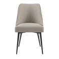 thumbnail image 3 of Steve Silver Olson Khaki Fabric and Dark Metal Side Chair, 3 of 5