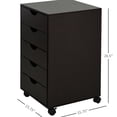 thumbnail image 5 of Brown Particleboard 5-Drawer | Stable and Durable for Document Storage, 5 of 5