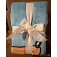 thumbnail image 3 of Dog Man Super Soft Plush Blanket Blue and Orange Character Design 100% Polyester 60x48 cm, 3 of 4