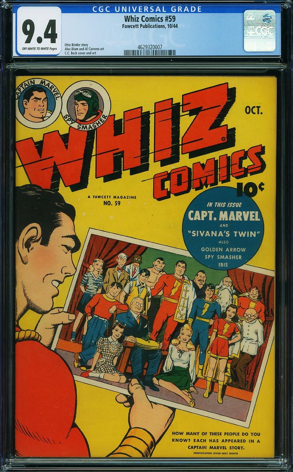Cover of Whiz Comics #59