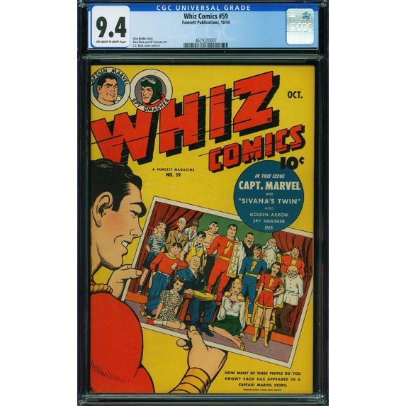 Whiz Comics #59 - CGC 9.4 Comic Book