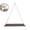 Brown, variant on Hanging Shelves for Wall Wooden Floating Shelves Plant Shelf Macrame Rope Triangle Shelf, Boho Dorm Living Room Bedroom Decor