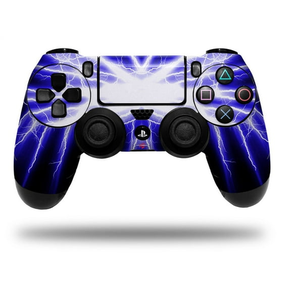 Vinyl Skin Wrap for Sony PS4 Dualshock Controller Lightning Blue (CONTROLLER NOT INCLUDED)