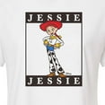 thumbnail image 3 of Toy Story 4 - Type Block Jessie - Juniors Cropped Cotton Blend T-Shirt, 3 of 5
