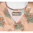 thumbnail image 6 of Moomaya A-Line Kurti Rayon 3/4 Sleeve Printed Rayon Tunic Dress Ethnic Kurta For Women, 6 of 7