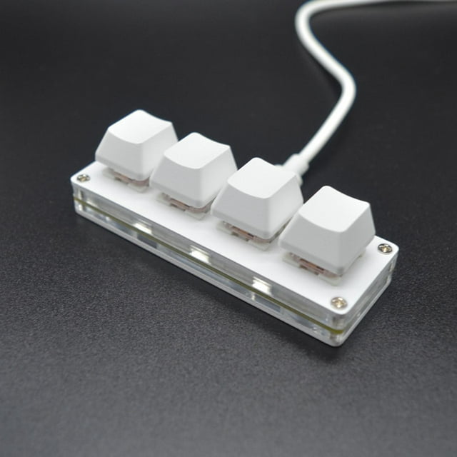 Teclado mecánico RGB programable para juegos Perfke Mini para interruptor