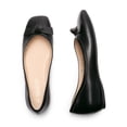 thumbnail image 4 of Zapatos planos DREAM PAIRS para mujer, cuña baja negra, talla 8.5, 4 of 6