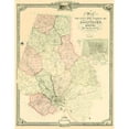 thumbnail image 3 of Sidney 12x14 Black Modern Framed Museum Art Print Titled - Baltimore Maryland - Sidney 1850, 3 of 5
