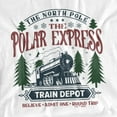 thumbnail image 2 of The Polar Express Train Depot Unisex Infant Snap Suit for Baby, White, Medium, 2 of 3