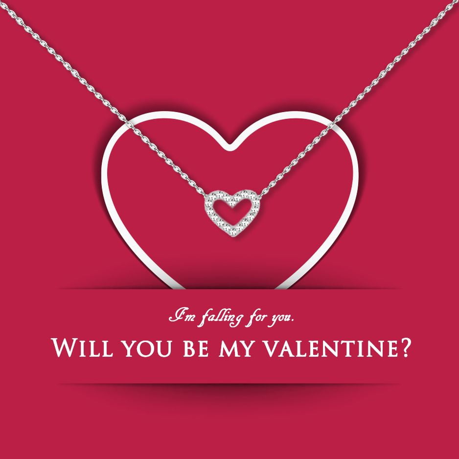 Anavia Mother's Day Gift for Mom, Love Confession Gifts, Gift for Women, Gifts for Mom, Heart Necklace, Gifts for Wife, Gift for Girlfriend, Girlfriend Gift - [Silver]